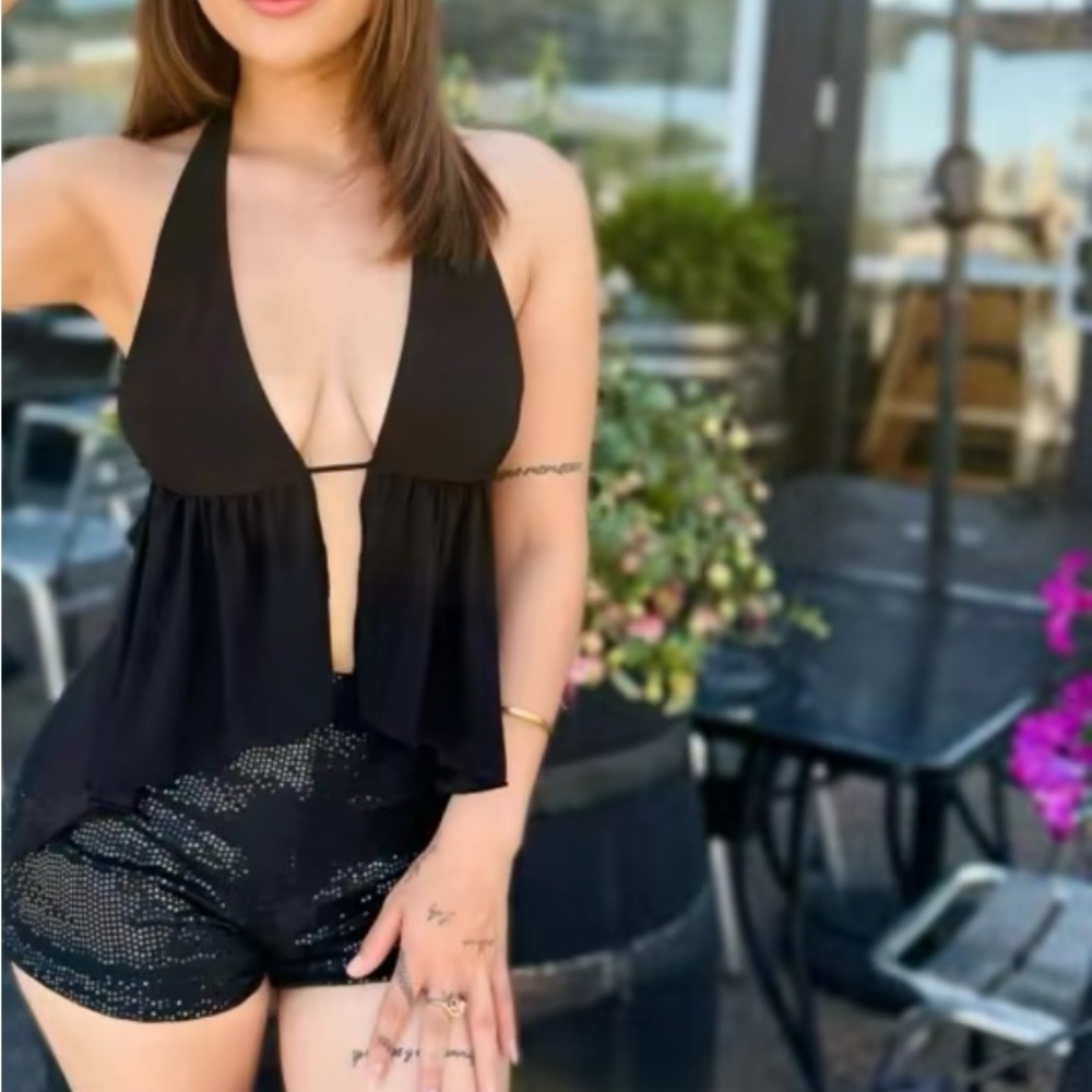 Black shorts